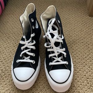 Chuck Taylor All Star Lift Platform Canvas Womens High Top Shoe